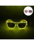 01 Sarı Trendy Aydınlık Renkli LED Gözlük Neon Işık Gece Kulübü Dj Bar Müzik Dans Partisi Doğum Günü Hediyesi Için Yanıp Sönüyor (Yurt Dışından) 1