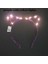 Mor Kedi 1 Adet Kadın Kız LED Glow Kedi Tavşan Kulak Hairband Light Up Kafa Bandı Çiçek Çelenk Parti Gelin Hediye Doğum Günü Düğün Paskalya (Yurt Dışından) 1