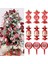 Çok Renkli Şeker Bir 6 Adet/grup Noel Ağacı Kolye Galvanik Kırmızı Lolipop Şeker Noel Noel Çocuk Hediye Noel Ev Dekor Yeni Yıl 2023 Navidad (Yurt Dışından) 4