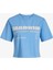 Jxjoda Kadin Mavi T-Shirt 12244372-SILVERLAKEBLUE 4