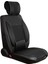 Seat Arona Lüx Deri Oto Koltuk Kılıfı 5'li Set Tam Takım Urban Tam Siyah 5