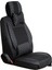 seat Cordoba Lüx Deri Oto Koltuk Kılıfı 5'li Set Tam Takım Urban Siyah Beyaz 5