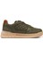 17002 Hakiki Deri Erkek Sneaker Ayakkabı Haki 1