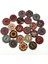 100 Kar Vintage Ahşap Düğ Toplu Çiçek Düğ 20MM (Yurt Dışından) 4