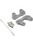 1 Çift Cnc Rearsets Taban Mandalları R3 Için Yükseltme Braketi (Yurt Dışından) 1
