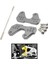 1 Çift Cnc Rearsets Taban Mandalları R3 Için Yükseltme Braketi (Yurt Dışından) 3