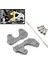 1 Çift Cnc Rearsets Taban Mandalları R3 Için Yükseltme Braketi (Yurt Dışından) 4