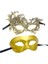 Kayışlı Kadın Için 2 Maskeli Mardi Gold (Yurt Dışından) 1