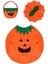 3pcs Cadılar Bayramı Balkabağı Kostümü, Yetişkinler Için Şapka ve Çanta ile Kabak Cosplay Parti Elbiseleri (Yurt Dışından) 4