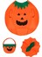 3pcs Cadılar Bayramı Balkabağı Kostümü, Yetişkinler Için Şapka ve Çanta ile Kabak Cosplay Parti Elbiseleri (Yurt Dışından) 5