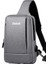 Erkek Göğüs Iş Crossbody Büyük Kapasiteli Oxford Kumaş Göğüs Çanta (Yurt Dışından) 1