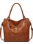 Kadın Avrupa Amerikan Büyük Dış Ticaret Taşınabilir Tote Yumuşak Deri Büyük Kapasiteli Omuz Crossbody Bayan Çanta (Yurt Dışından) 5