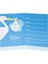 Baby Boy Stork Temalı Mavi Renk Baby Shower Davetiye 8 Adet 2