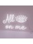 All On Me Yazılı Göz Figürlü Neon Tabela 1