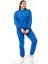 Kadın Büyük Beden Basıc Şardonlu Mavi Sweatshirt 4