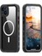 Apple iPhone 15 Plus 1-1 Su Geçirmez Pc + Tpu Kılıf Siyah 1