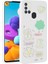 Case 4u Galaxy A21S Kabartma Figürlü Parlak Toys Silikon Kılıf Beyaz 1