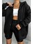 Kapüşonlu Fermuarlı Oversize Mevsimlik Unisex Sweatshirt Cepli 1