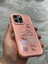 Apple iPhone 11 Pro Max Kılıf 3D Kabartma Emoji Figür Ayıcık Çiçek Kurdele Happy Good Luck Funny Heart 3