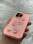 Apple iPhone 11 Pro Max Kılıf 3D Kabartma Emoji Figür Ayıcık Çiçek Kurdele Happy Good Luck Funny Heart 4