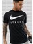 Dri Fit Training Cotton Tee Short Sleeve Baskılı Siyah Tişört 1