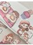 Sevimli Kız ve Sevimli Dostları Büyük Boy 27 Adet Şeffaf Pembe Paket Pet Sticker Çıkartma 3