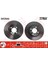 DF2550 Fren Diski Ön Bmw 3 E30 Bmw Z1 Havalı 260MM 1