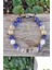 Yay - Lapis Lazuli Strin Ay Taşı Kristal Kuvars Hematit Doğal Taş Bileklik 1