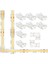 Boşluksuz 8mm 2 Pin Cob LED Şerit Konektörü 8 Paket ve L Şekli 2 Pin 8mm Cob LED Köşe 2 Paket 8mm Cob LED Şerit Işık (Yurt Dışından) 1