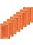 8pcs Üç Delikli Büyük Kapasiteli Kalem Kutusu Dosya Çantası Şeffaf Pencereli Turuncu Dayanıklı Bağlayıcı Kılıfı (Yurt Dışından) 1