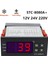 STC-8080A+DIJITAL Sıcaklık Kontrol Cihazı 220V Regülatör Soğuk Hava Deposu Dondurucu Sensörü Higrometre 40% (Yurt Dışından) 5