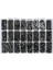 1260PCS Metrik Cıvata Çeşitleri M2 M4, 21 Boyutlu Vidalar Somunlar ve Altıgen Soket Başlı Kapak Makine Seti Siyah (Yurt Dışından) 4