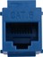 50 Adet RJ45 Konektörü Keystone Jack Cat6 Uzatma Çoğaltıcı Ethernet Ağı Lan Cat 6 Çoğaltıcı Jaklar Uzatma Adaptörü, Mavi (Yurt Dışından) 5