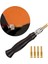 Deri Kenar Kırma Seti 4 Değiştirilebilir Pirinç Kafa ile 1.5-2-2.5-3mm Pres Kapama Makinesi Kenar Işaretleme Kırıcı Dıy Aracı (Yurt Dışından) 2