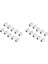 20 Adet RJ45 Konektörü Keystone Jack Cat6 Uzatma Çoğaltıcı Ethernet Ağı Lan Cat 6 Çoğaltıcı Jaklar Uzatma Adaptörü, Beyaz (Yurt Dışından) 1