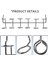 8 Adet Tornavida Tutucu Pegboard Çok Amaçlı Alet Tutucu Aksesuar Pegboard Aksesuarları Pegboard Için Çok Halkalı Takım Tutucu (Yurt Dışından) 5