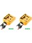 Dewalt 20V /18V DCB200 DCB203 DCB205 Li-Ion Piller Güç Konektörü A Için Sigorta ve Anahtarlı 2 Takım Adaptör (Yurt Dışından) 1