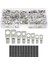 100PCS Gözetleme Bakır Boru Terminali Bakır Burun Terminali + 120PCS Siyah Isıyla Daralan Boru (Yurt Dışından) 1