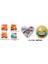 Gülen Emoji Beyaz Geyik Cep Sobası,el Isıtıcı,2 Adet Sıcak Su Torbası Pvc 9cm 1