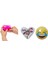 Gülen Emoji Beyaz Geyik Cep Sobası,el Isıtıcı,2 Adet Sıcak Su Torbası Pvc 9cm 5