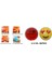 Kalp Emoji Kırmızı Ceylan Cep Sobası,el Isıtıcı,2 Adet Sıcak Su Torbası Pvc 9cm 1