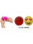 Kalp Emoji Kırmızı Ceylan Cep Sobası,el Isıtıcı,2 Adet Sıcak Su Torbası Pvc 9cm 3