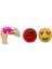 Kalp Emoji Kırmızı Ceylan Cep Sobası,el Isıtıcı,2 Adet Sıcak Su Torbası Pvc 9cm 5