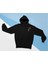 Rose Ön ve Arka Baskılı Özel Tasarım Unisex Siyah Baskılı 3 Ip Kapüşonlu Sweatshirt Hoodie 3
