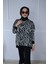 Zebra Desen Triko Kazak Tunik 3
