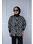 Zebra Desen Triko Kazak Tunik 4