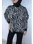 Zebra Desen Triko Kazak Tunik 5
