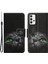 Desen Baskı Flip Deri Cüzdan Samsung Galaxy A32 4g (Ab Versiyonu) Için Koruyucu Kasa -Cat Gözleri (Yurt Dışından) 1