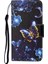 Desen Baskı Çapraz Doku Pu Deri Telefon Kılıfı Samsung Galaxy A22 4g (Ab Versiyonu) -Butterfly (Yurt Dışından) 4