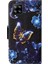 Desen Baskı Çapraz Doku Pu Deri Telefon Kılıfı Samsung Galaxy A22 4g (Ab Versiyonu) -Butterfly (Yurt Dışından) 5